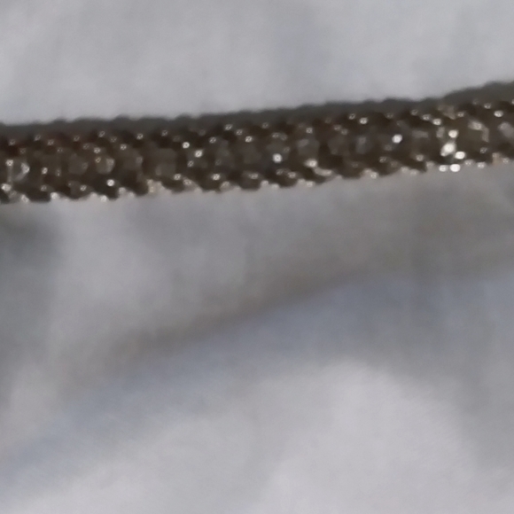 1950's silver tennis bracelet - Picture 1 of 5